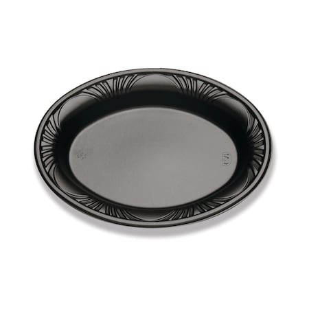D & W Fine Pack 11X8 Platter Black, PK500 CF8DPL-07